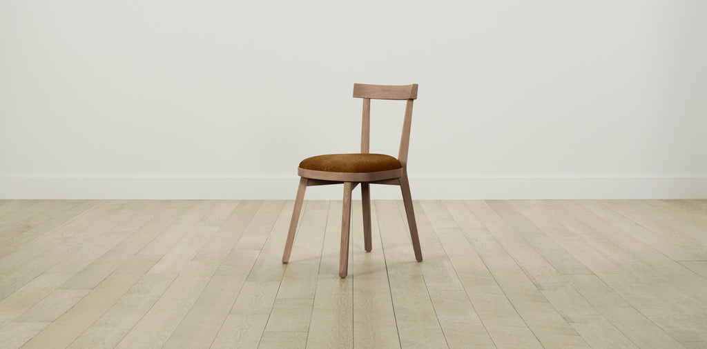 The Allen  - Mohair Brown Sugar Dining Chair