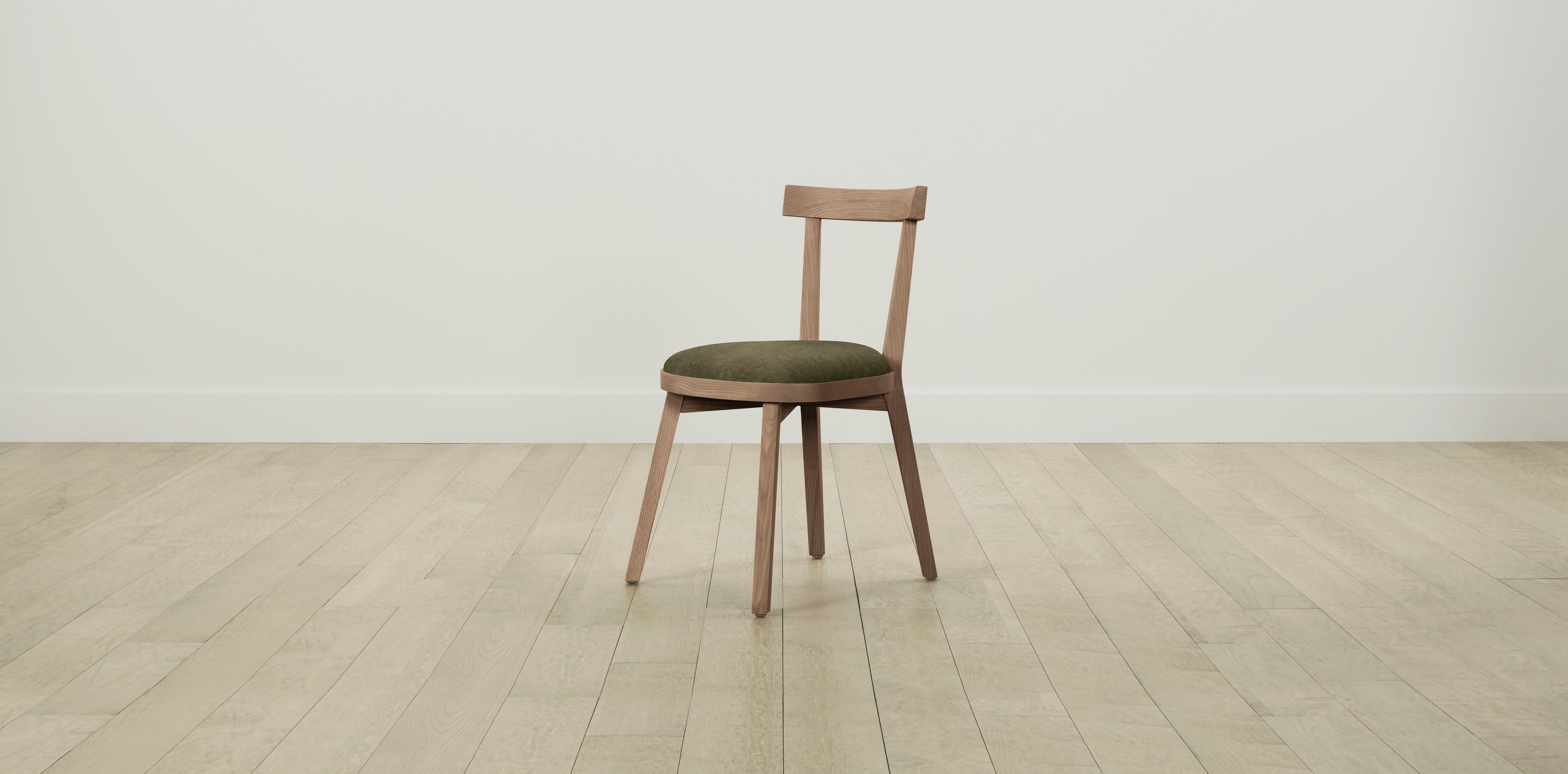 The Allen  - Mohair Moss Dining Chair