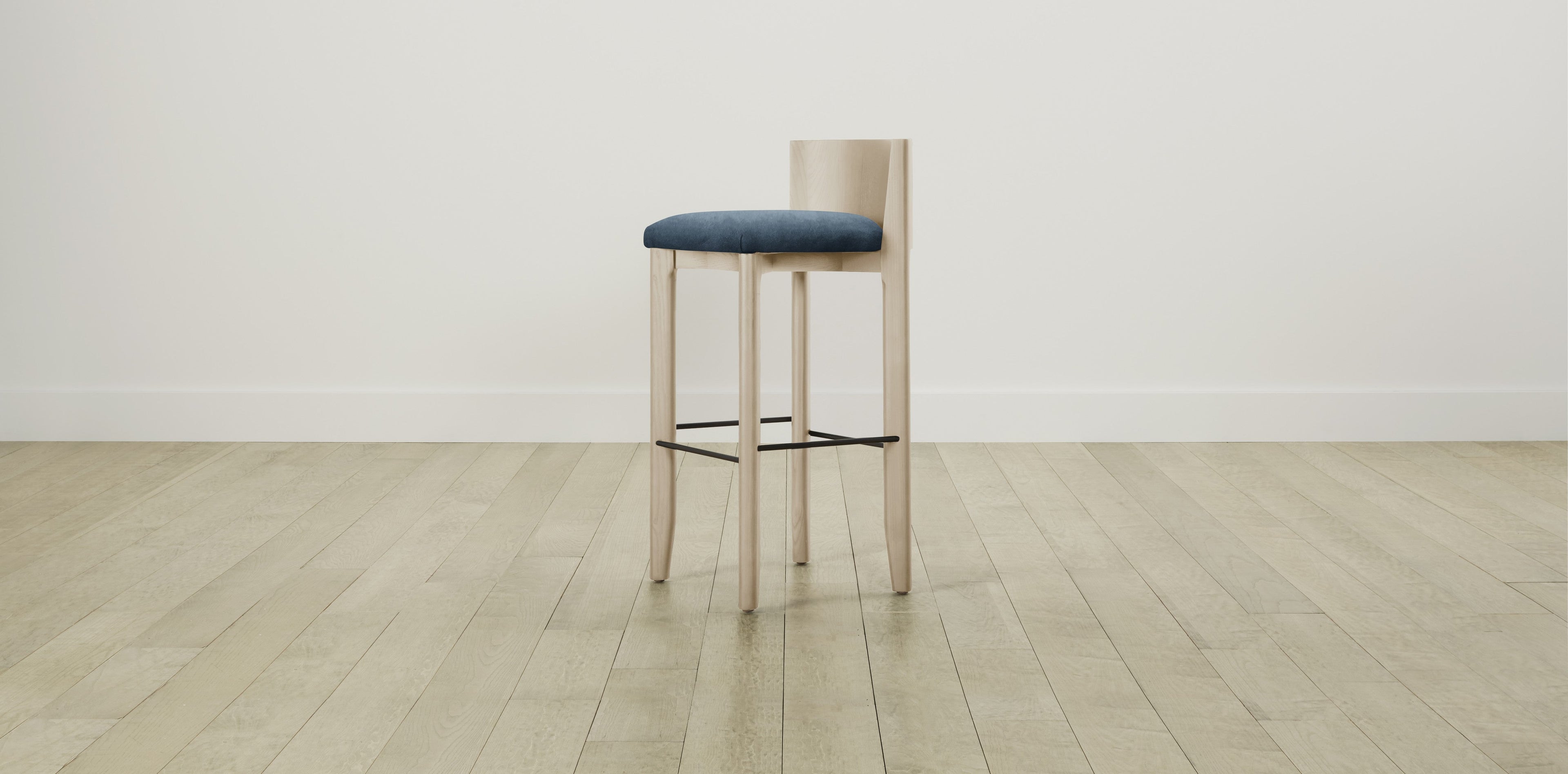 The Delancey with Onyx - Performance Velvet Lagoon Bar and Counter Stool