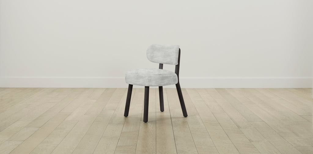 The Jane  - Performance Textured Tweed Dove Dining Chair