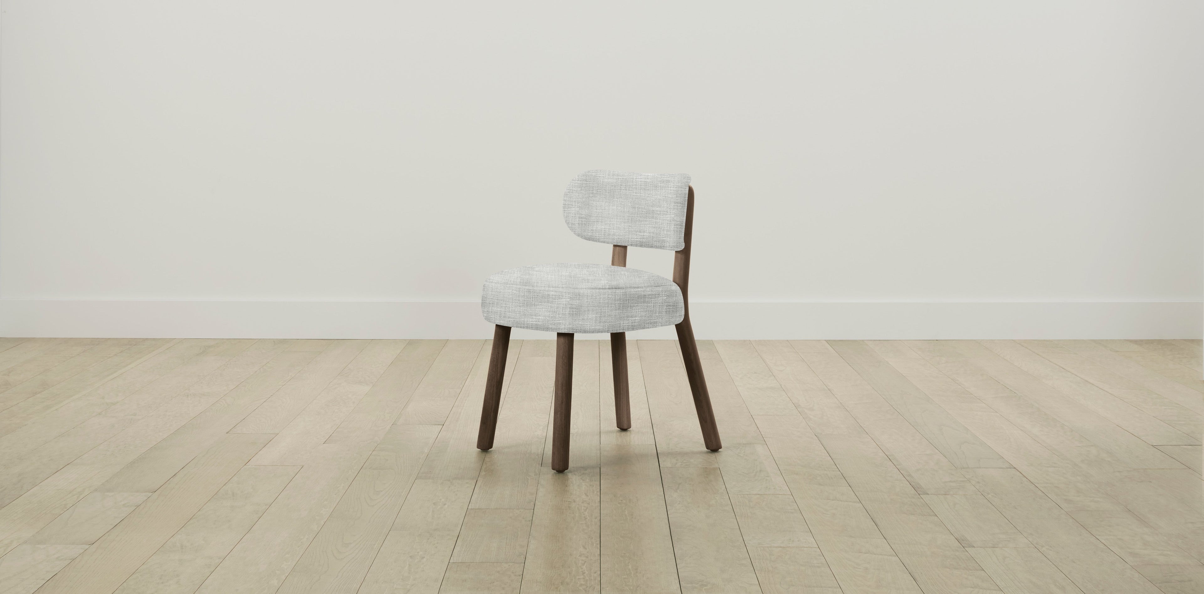 The Jane  - Performance Textured Tweed Dove Dining Chair