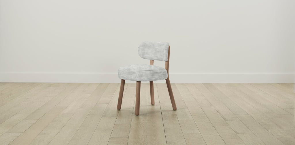 The Jane  - Performance Textured Tweed Dove Dining Chair