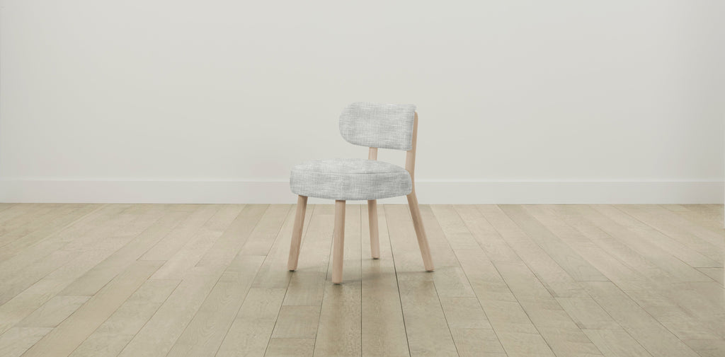 The Jane  - Performance Textured Tweed Dove Dining Chair