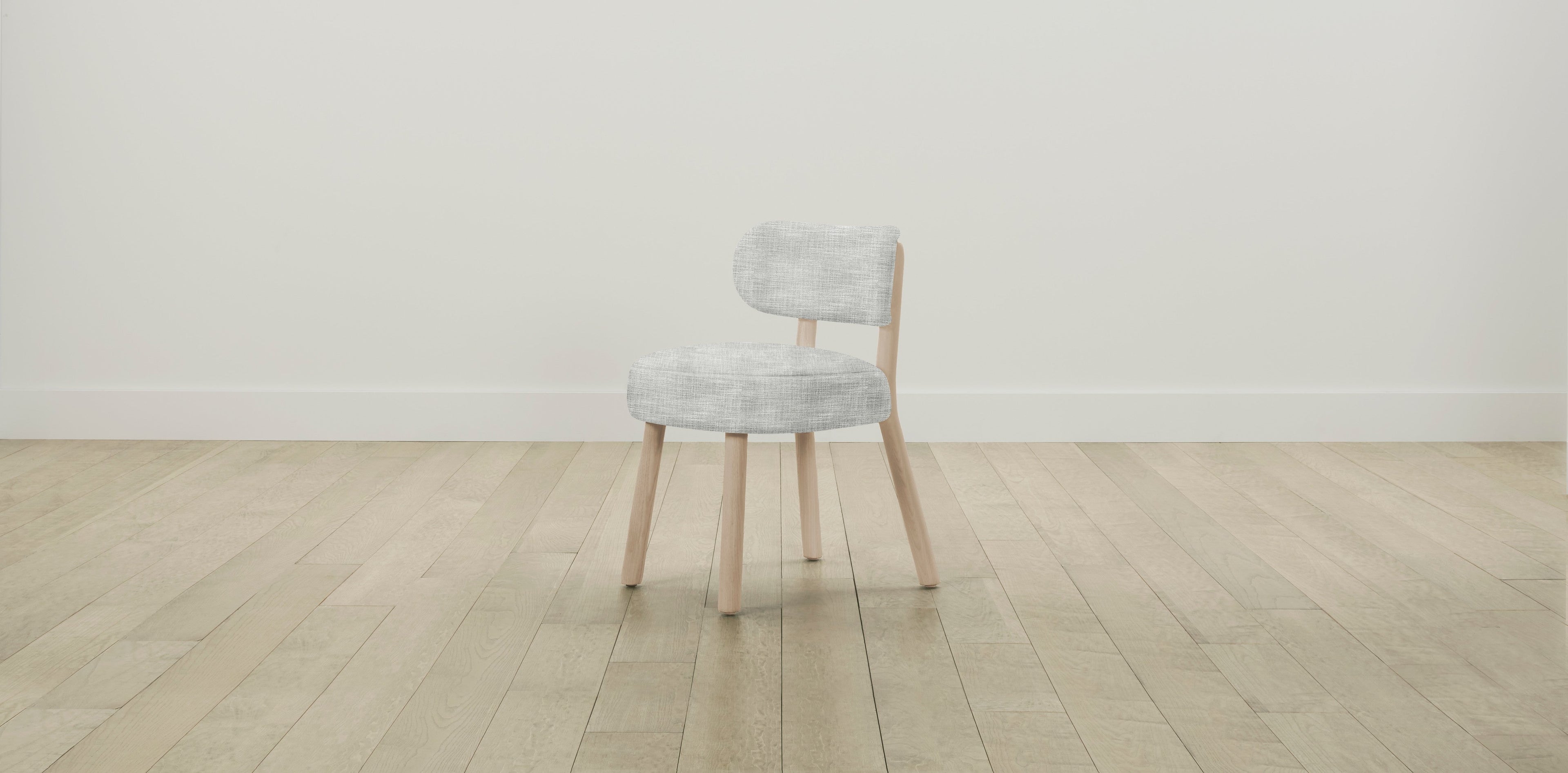 The Jane  - Performance Textured Tweed Dove Dining Chair
