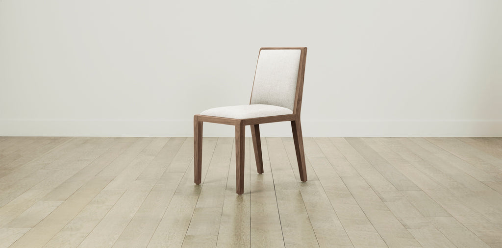 The Madison  - Belgian Linen Egret Dining Chair