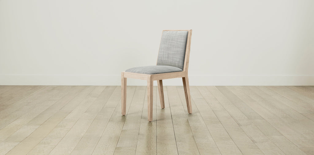 The Madison  - Performance Textured Tweed Dove Dining Chair